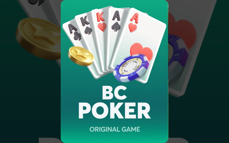 Show off your ultimate bluff in BC Poker at BC Game and clean out the table.