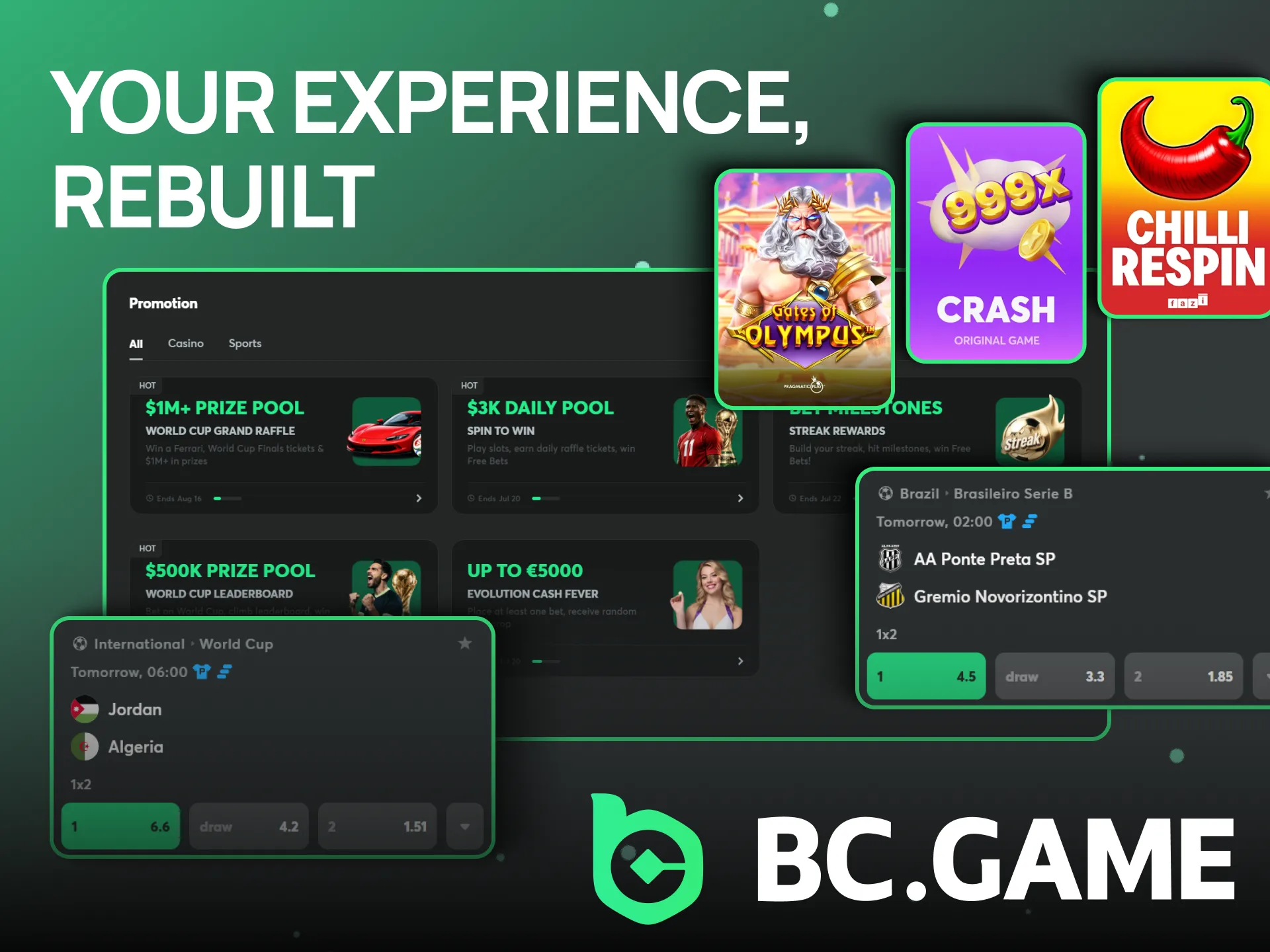 BC Game invites you to upgrade your gaming experience with special promotions.