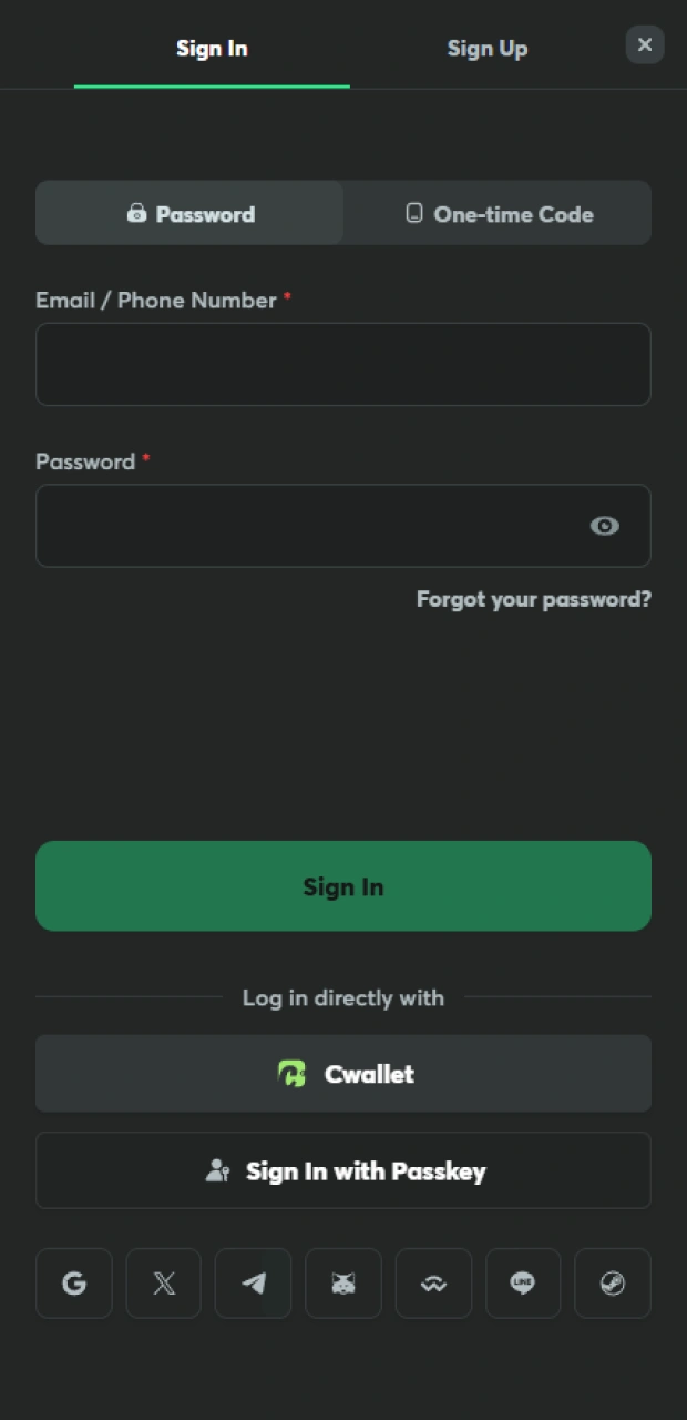Log in to your BC Game account and get ready to play at the best casino.